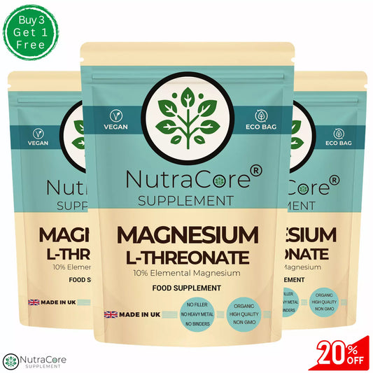 Magnesium L Threonate Capsules 550mg-Brain & Cognitive Support-Sleep &Stress Aid