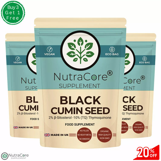 Black Cumin Seed Caps-5500mg (2% ß-Sitosterol ) Immune & Respiration Support