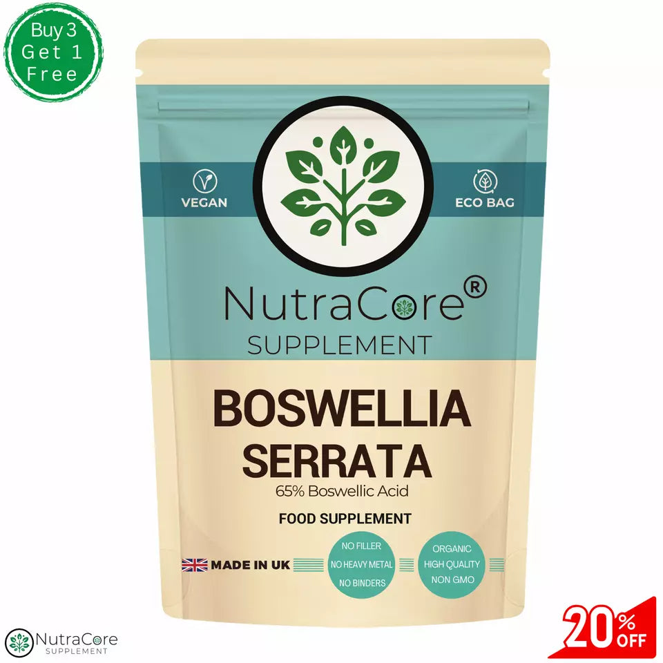 Boswelia Serrata Capsules5500mg ( 65% Boswellic Acid ) JOINT SUPPORT