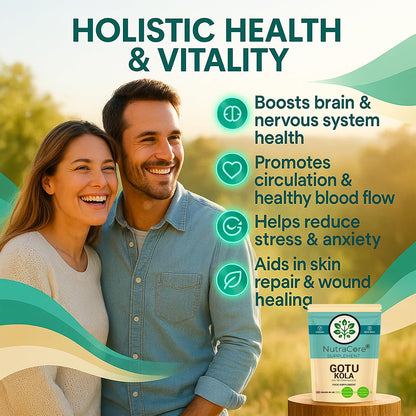 Gotu Kola 5000mg Capsules | 10% Triterpenoids | Vegan Formula