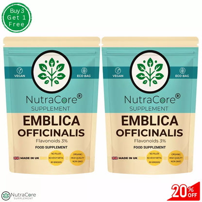 Emblica Officinalis 500mg Capsules-Flavonoids 3%-Amla Phyllanthus-Joint Health