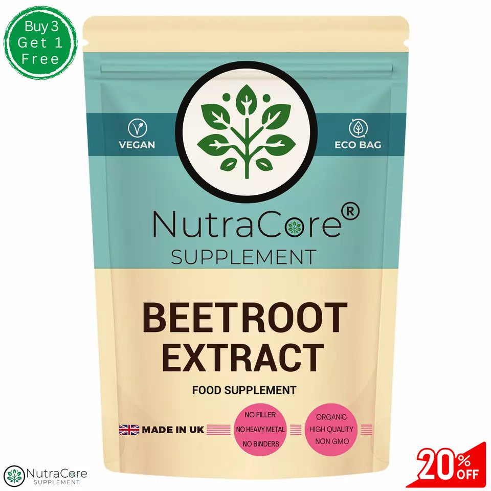 Beetroot Extract Capsules 5500mg-( 0.4%Nitrates)-Support Cholesterol & Heart