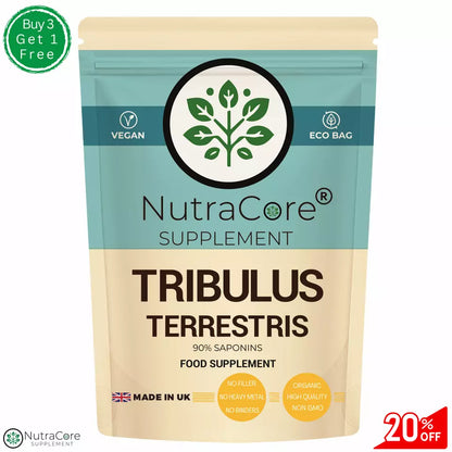 Tribulus Terrestris Capsule 6000mg-(98% Saponins)-100% Natural & Vegan