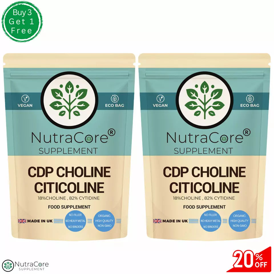 CDP Choline Citicoline 600mg Capsule-(108mg Choline&492mg Cytidine)-Brain Health