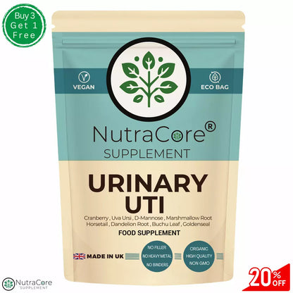 Urinary & UTI Complex Caps 700mg-Urinary & UTI Relief Support-100%Vegan Product