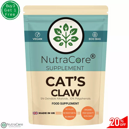 Cats Claw Capsules 5500mg-(10% Polyphenols)-Relaxing Muscles & Helping Immunity