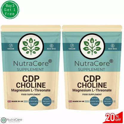 CDP Choline 600mg Capsules-(54mg Choline ,246mg Cytidine)-Magnesium L-Threonate