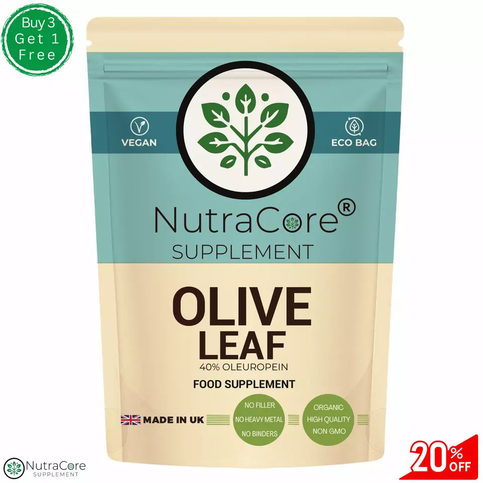 Olive Leaf Extract Capsules 5500mg(40% Oleuropein)-Weight Control & Immunity