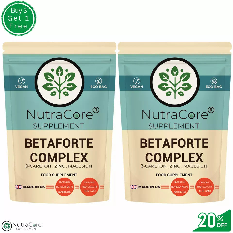 Betaforte Complex Capsules-(B-Careton+Zinc+Magnesium) -Immune, Skin&Stress Health