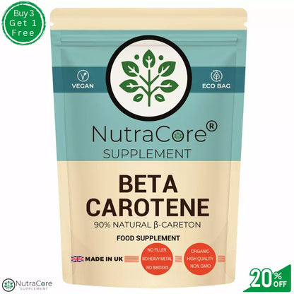 BETA CAROTENE Capsule-10000mcg-( 90% Natural B-Carotene)-EYE Health & Cognitive