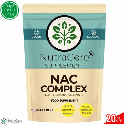 NAC Complex Capsule-800mg (240mg Quercetin,240mg Vitamin C )-Lung &Liver Health