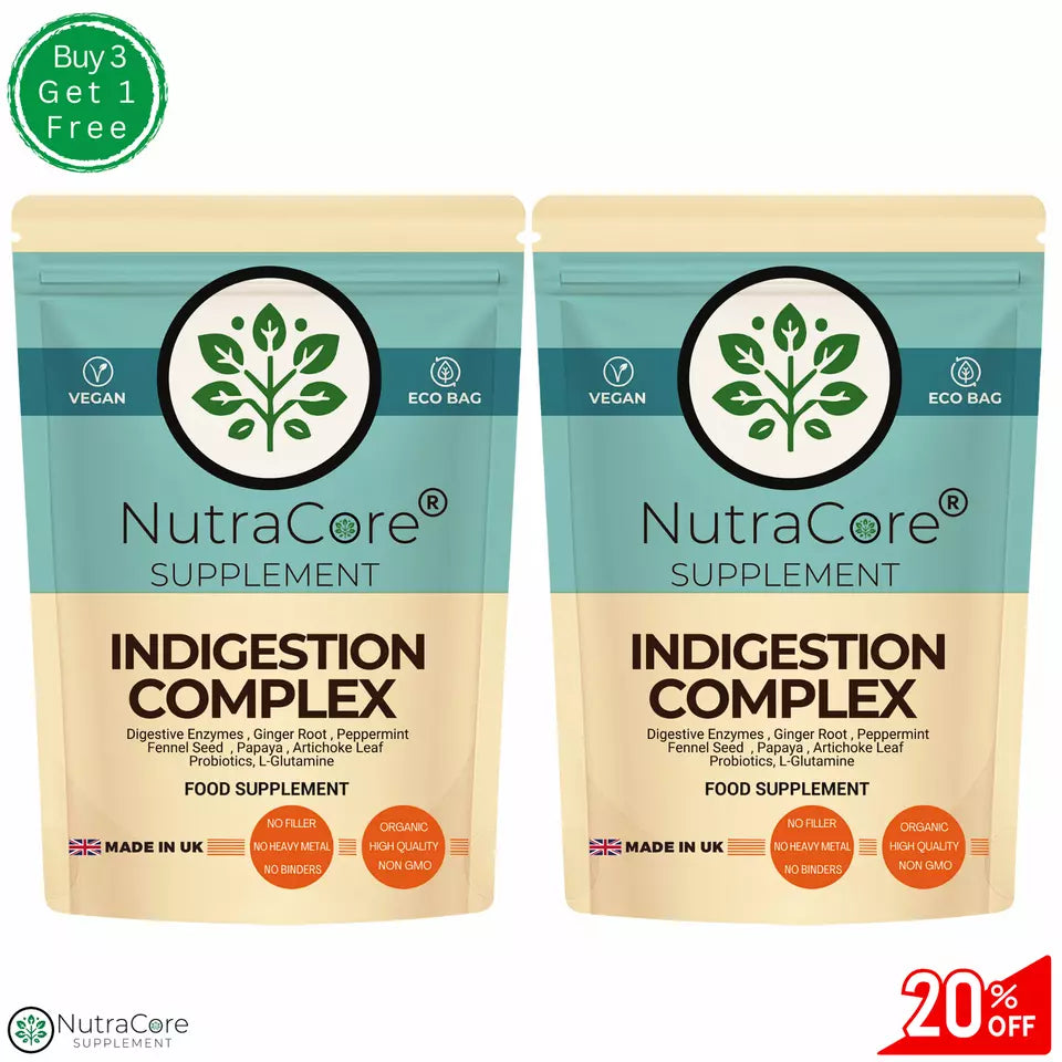 Indigestion Complex Caps 750mg-Digest Enzymes, Ginger, Peppermint Fennel, Papaya