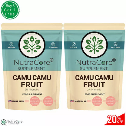 Camu Camu Capsules 6000mg-(2% Phenolic)-Natural Vitamin C-Immunity & Adrenals