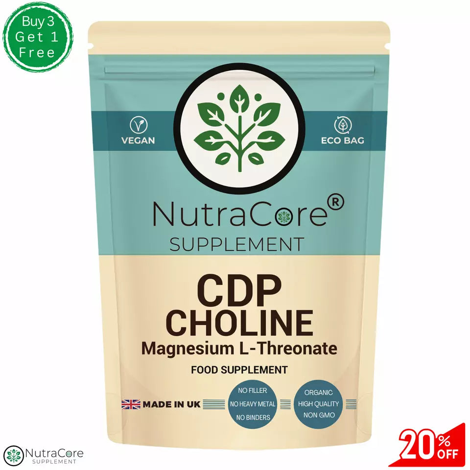 CDP Choline 600mg Capsules-(54mg Choline ,246mg Cytidine)-Magnesium L-Threonate