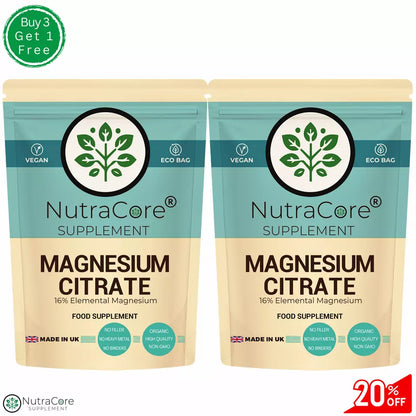 Magnesium Citrate Capsules, 700mg-High Strength- PMS , Muscle Support-Veg Caps