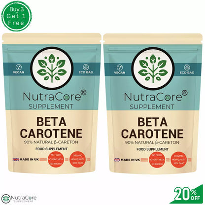 BETA CAROTENE Capsule-10000mcg-( 90% Natural B-Carotene)-EYE Health & Cognitive
