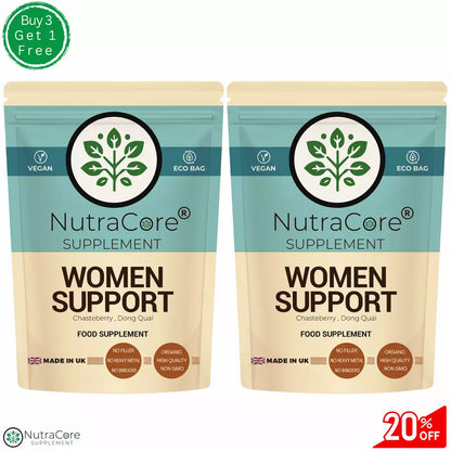 WOMEN SUPPORT COMPLEX Capsules 5000mg-Chasteberry, Qong Duai-10:1 Extract (PMS)