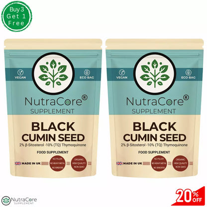 Black Cumin Seed Caps-5500mg (2% ß-Sitosterol ) Immune & Respiration Support