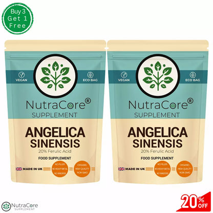 Angelica Sinensis 5000mg Capsule-( 100mg Ferulic)- PMS Relief, Estrogen Balance