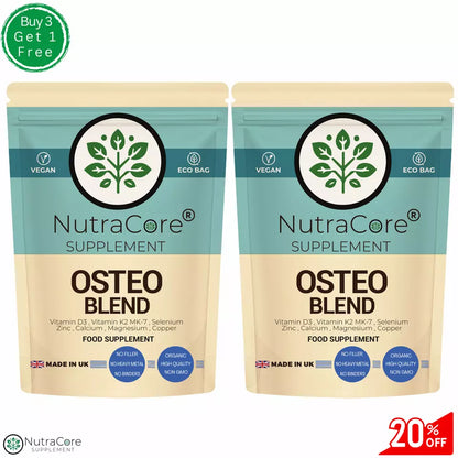 Osteo Blend Zinc+Calcium+Magnesium+Vitamin D3+Vitamin K2+MK-7+Selenium+Copper