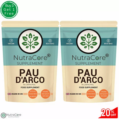 Pau D'arco Capsule 5000mg-(50mg Lapachol) Anti-Inflammation -100% Natural&Vegan