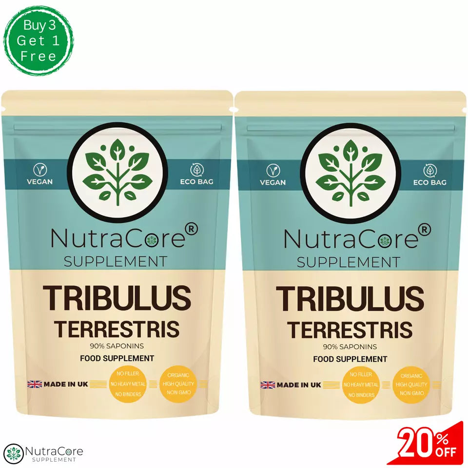 Tribulus Terrestris Capsule 6000mg-(98% Saponins)-100% Natural & Vegan