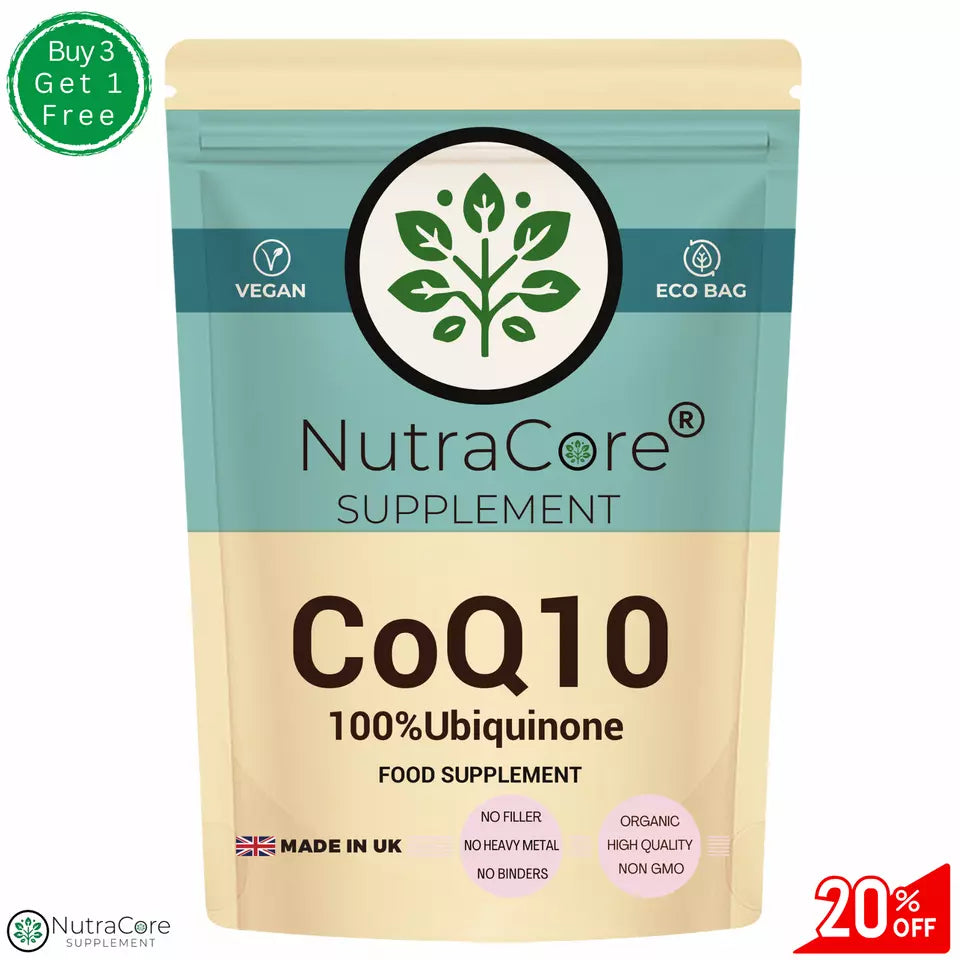 CoQ10 Ubiquinone 300mg Capsule(100% Ubiquinone)-High Absorption Natural Coenzyme