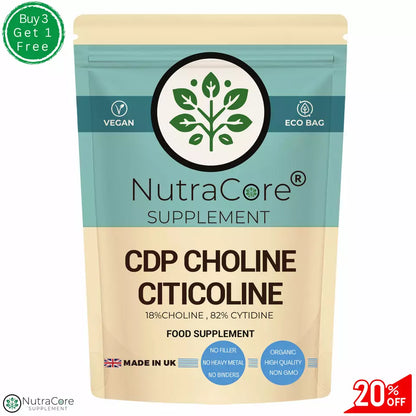 CDP Choline Citicoline 600mg Capsule-(108mg Choline&492mg Cytidine)-Brain Health