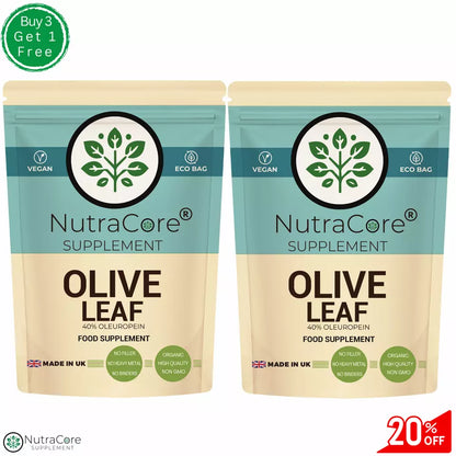 Olive Leaf Extract Capsules 5500mg(40% Oleuropein)-Weight Control & Immunity