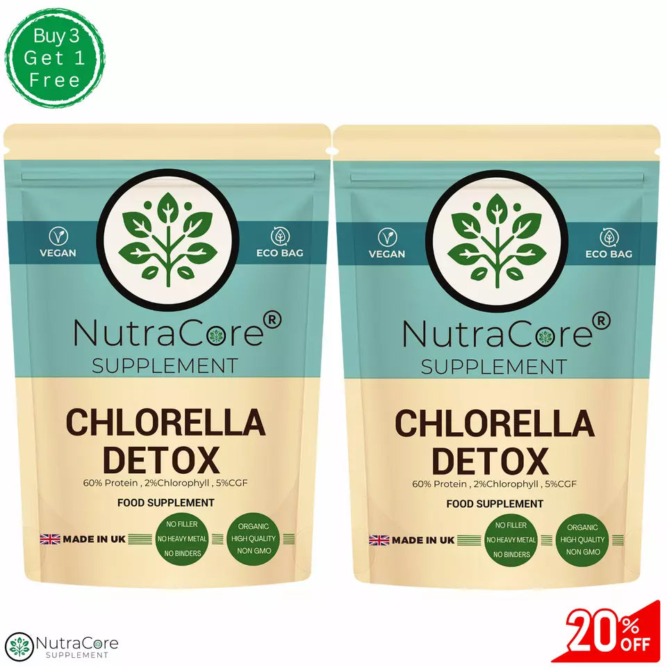 Chlorella 550mg Capsules-(60% Protein, 2%Chlorophyll, 5%CGF)-IMMUNE SYSTEM