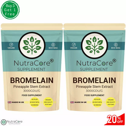 Bromelain Extract Capsule-High Strength - 550mg/Caps-Reducing Pain & Swelling