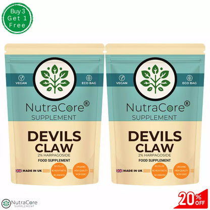Devils Claw Caps 5000mg-(2% HARPAGOSIDE)-Natural Strong Effective , Vegan