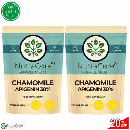 Chamomile Extract Capsules 6000mg-(30% Apigenin)-Sleep Aid, Digestive Health