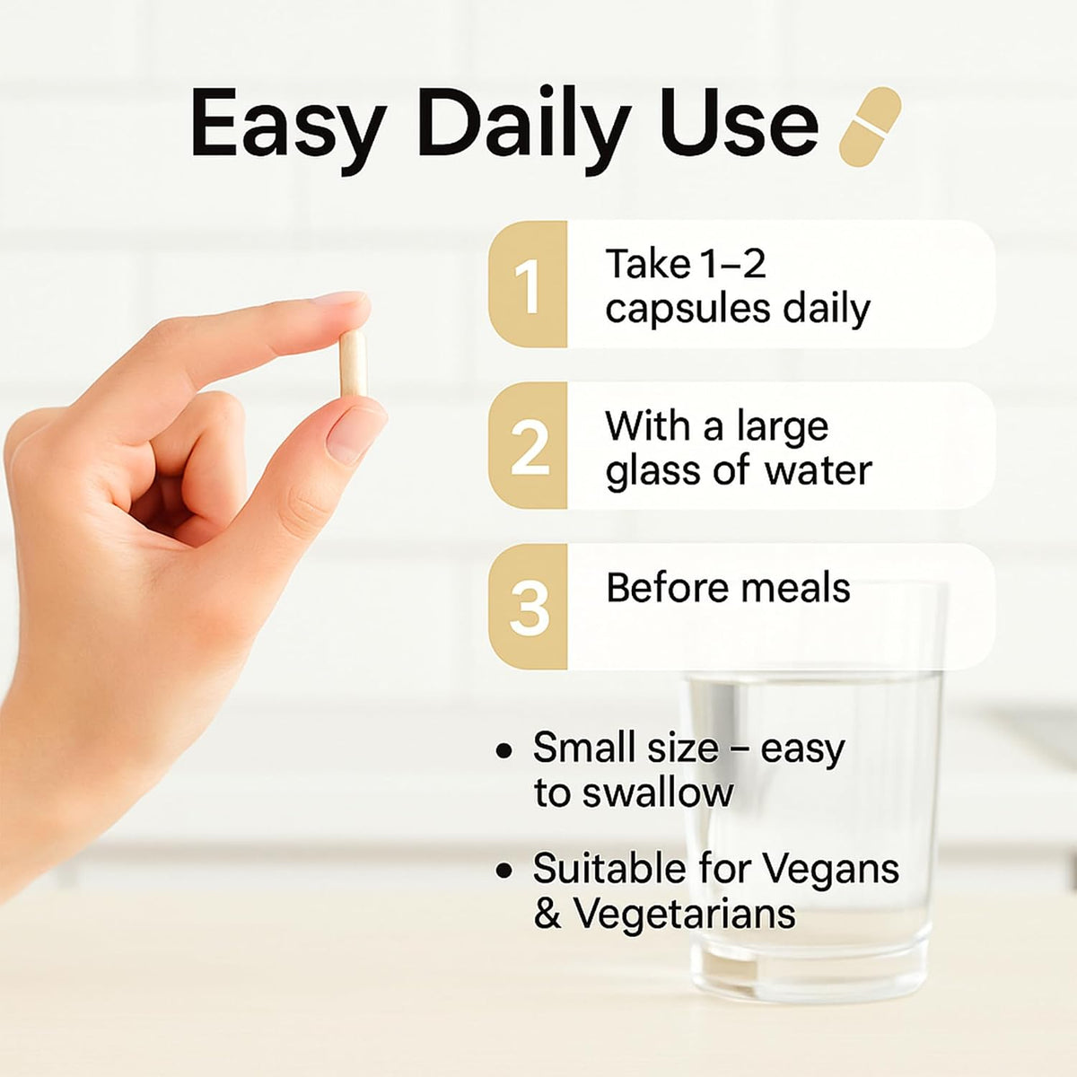 Apple Cider Vinegar 550mg Capsules | 35% Acetic Acid | Vegan Formula