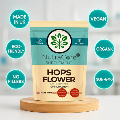Hops Flower Extract 5500mg Capsules | 10% Polyphenols | Vegan Formula