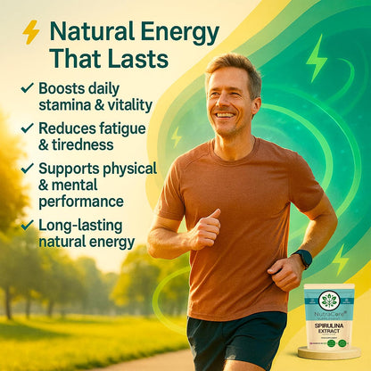 Organic Spirulina 600mg Capsules | Vegan Green Superfood Supplement