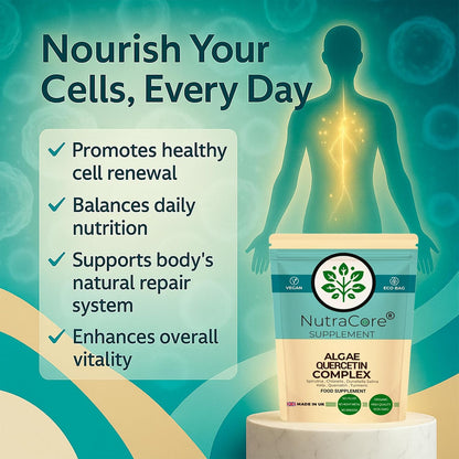 Algae Complex 800mg Capsules | Spirulina, Chlorella, Quercetin & Turmeric