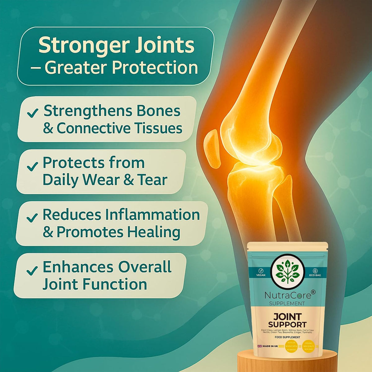 Joint Support Mix Capsules 6000mg - Devil's Claw, Lemon Balm & White Willow