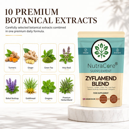 Zyflamend Mix Extract 6500mg Capsules | 10-Herb Joint Support Blend | Vegan
