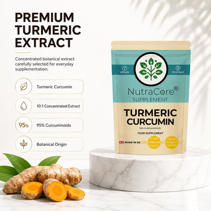 Turmeric Curcumin 6000mg Capsules | 95% Curcuminoids | Vegan Formula