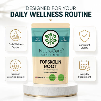 Forskolin Root 6000mg Capsules | 10:1 Extract | Vegan Formula