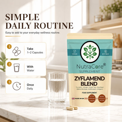 Zyflamend Mix Extract 6500mg Capsules | 10-Herb Joint Support Blend | Vegan