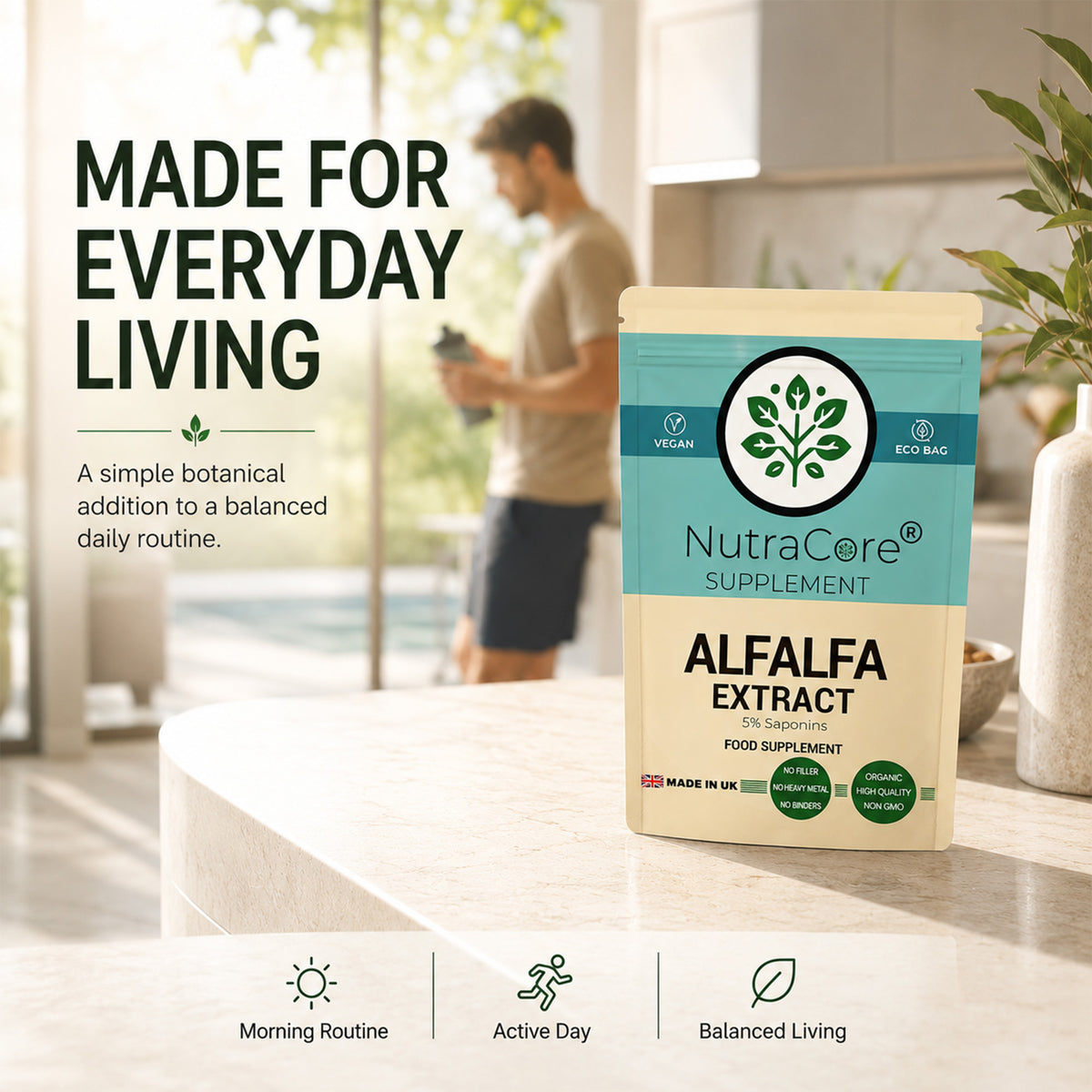 Alfalfa Extract 5000mg Capsules | 10:1 Extract | Vegan Supplemen