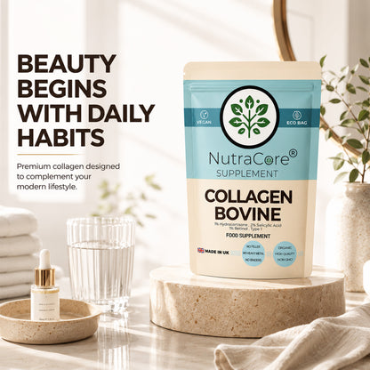 Bovine Collagen Type 1 550mg Capsules | Skin, Hair & Nail Support