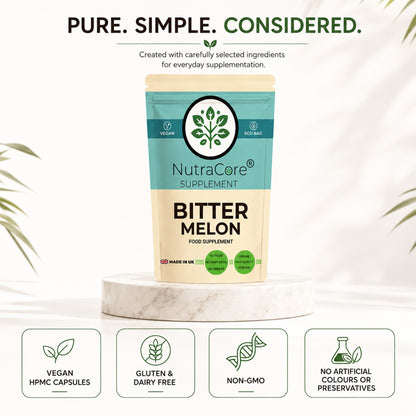 Bitter Melon 6000mg Capsules | 30% Charantin | Vegan Formula