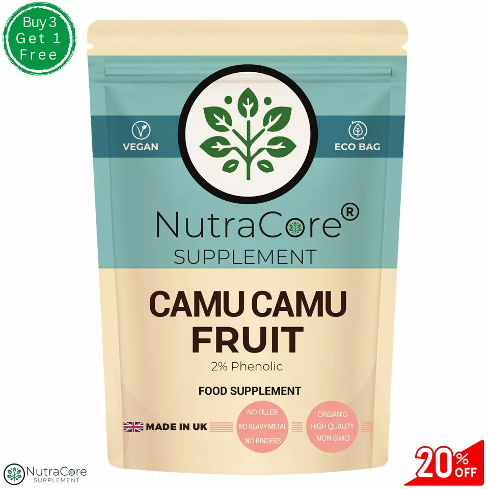 Camu Camu Capsules 6000mg-(2% Phenolic)-Natural Vitamin C-Immunity & Adrenals