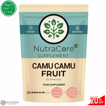 Camu Camu Capsules 6000mg-(2% Phenolic)-Natural Vitamin C-Immunity & Adrenals